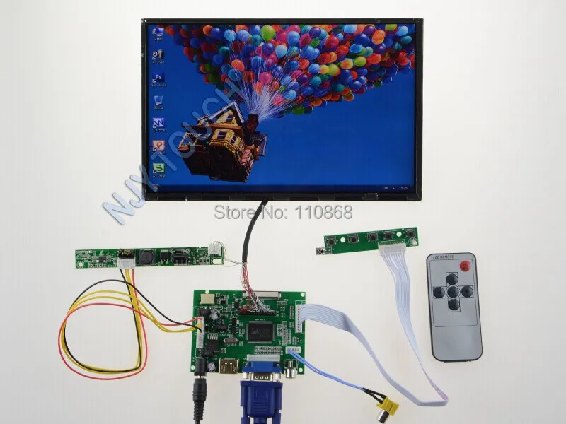 HDMI VGA AV Remote LCD Controller Board for 10.1" B101UAN02.1 1920*1200 2ch 8bit 50 pins LVDS LED Panel 1920x1200 Free Shipping
HDMI VGA AV Remote LCD Controller Board for 10.1" B101UAN02.1 1920*1200 2ch 8bit 50 pins LVDS LED Panel 1920x1200 Free Shipping