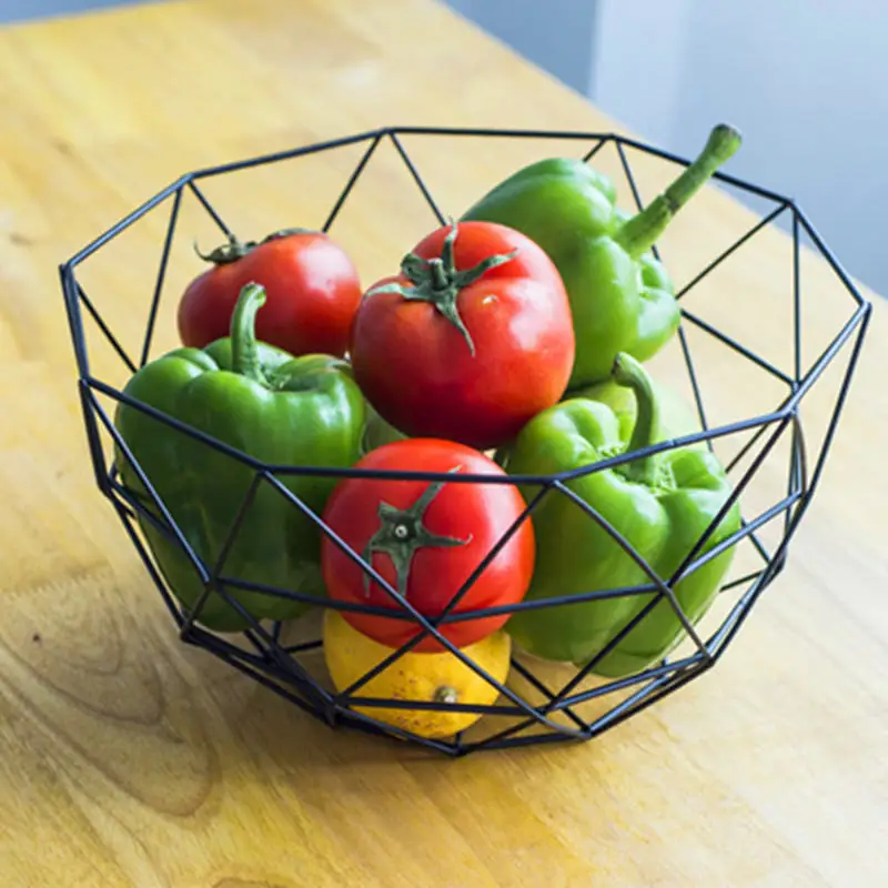 1 шт. металлическая кухонная корзина для хранения фруктов и овощей 27x14 5x13 5