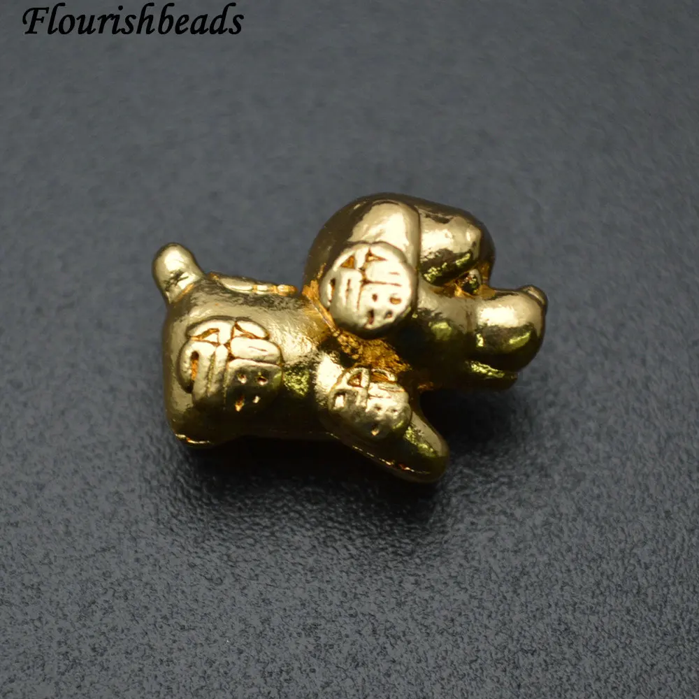 Gold Color Electroplating Cute Lucky Dog Metal Charm 2.8mm hole Spacer loose Beads Jewelry Findings fit Bracelet making
Gold Color Electroplating Cute Lucky Dog Metal Charm 2.8mm hole Spacer loose Beads Jewelry Findings fit Bracelet making