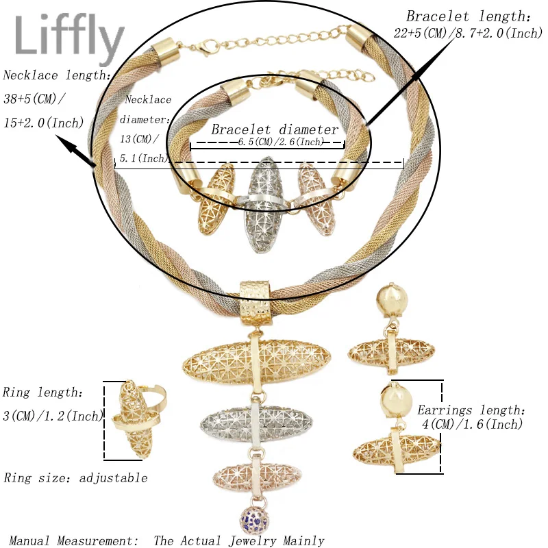 Italy New Fashion 18 Gold Jewelry Sets Necklace Ring Earrings Charm Bridal Wedding Anniversary Fine Gift Accessory
Italy New Fashion 18 Gold Jewelry Sets Necklace Ring Earrings Charm Bridal Wedding Anniversary Fine Gift Accessory