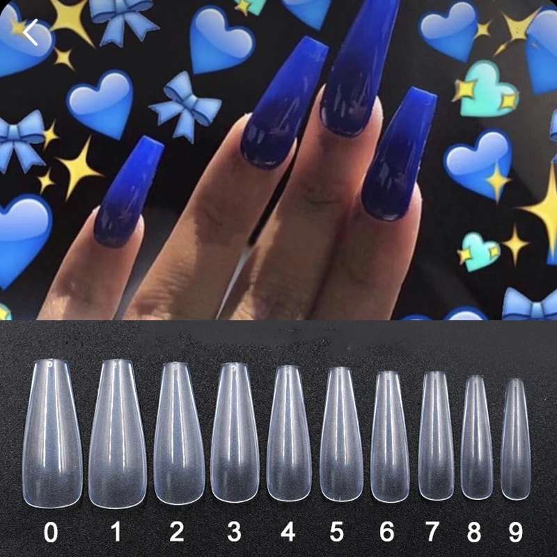 500pcs Nail Art Tips Long Ballerina False Nails Clear Coffin Shaped Fake Nail Finger Beauty Nail Tools UV Gel Salon Acrylic New
500pcs Nail Art Tips Long Ballerina False Nails Clear Coffin Shaped Fake Nail Finger Beauty Nail Tools UV Gel Salon Acrylic New