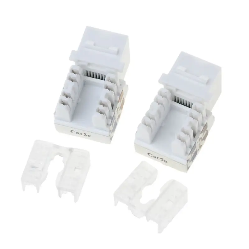 Сетевой модуль CAT5e 2 шт. информационный разъем RJ45 кабели Ethernet Модульный Штекер