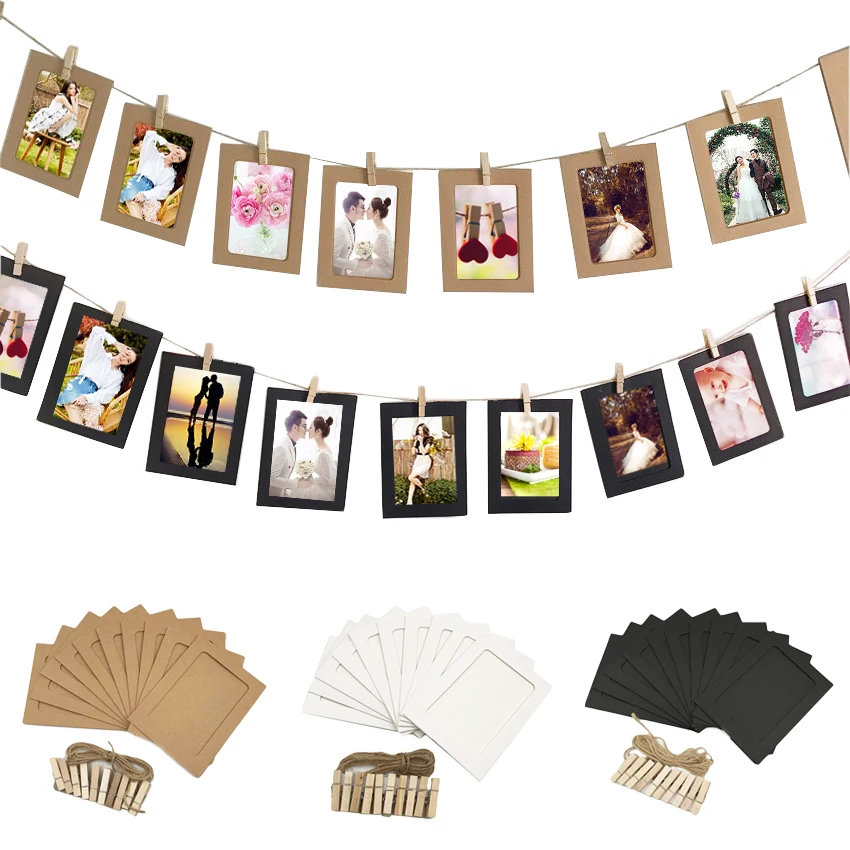 10 шт. DIY бумажная фоторамка для Хэллоуина украшение свадьбы свадебные декорации