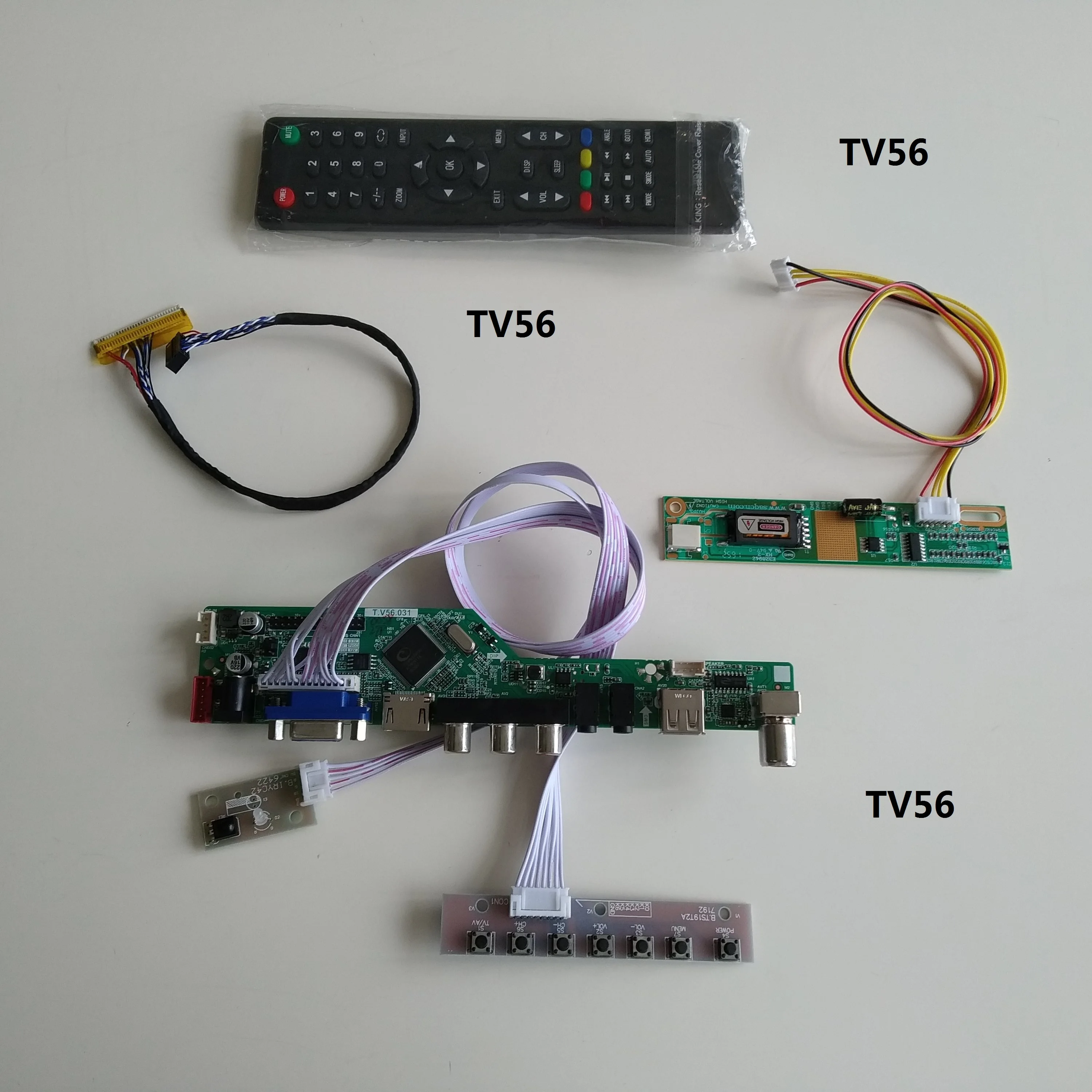 TV LCD LED VGA AV LED USB Controller Board kit For 30pin LTN170BT08-G01 17.0" 1440×900 panel screen Moniter
TV LCD LED VGA AV LED USB Controller Board kit For 30pin LTN170BT08-G01 17.0" 1440×900 panel screen Moniter