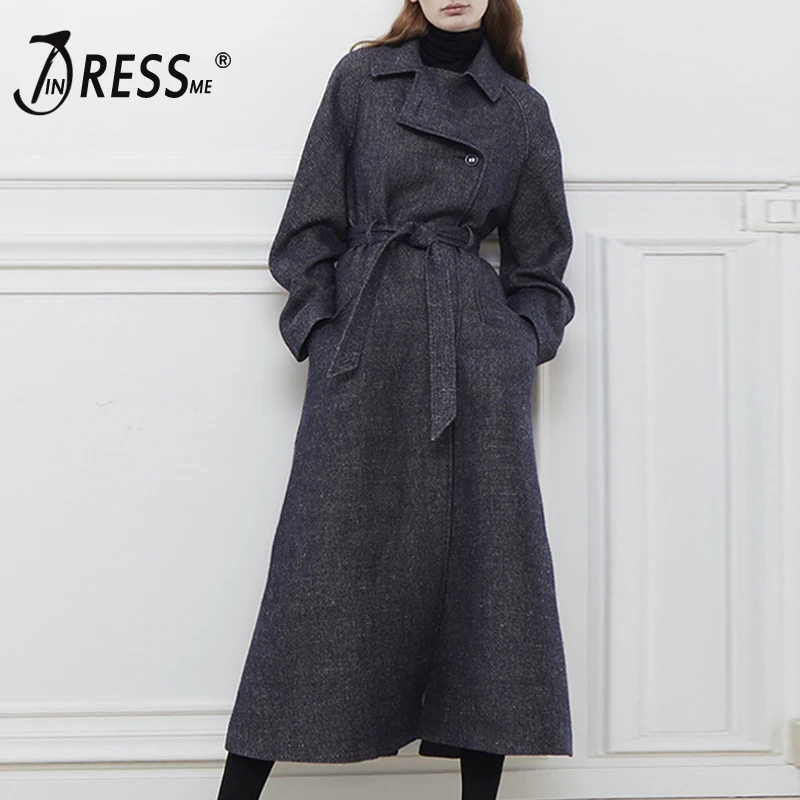 INDRESSME Повседневная Уличная одежда Женский Длинный Тренч сексуальный отложной воротник длинный рукав Модное двубортное Женское пальто с по...
INDRESSME Повседневная Уличная одежда Женский Длинный Тренч сексуальный отложной воротник длинный рукав Модное двубортное Женское пальто с по...