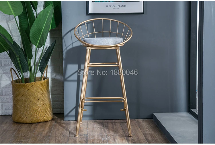 New coming 45cm/65cm/75cm American bar stool bar chair creative coffee chair gold high stoolgolden modern leisure metal chair
New coming 45cm/65cm/75cm American bar stool bar chair creative coffee chair gold high stoolgolden modern leisure metal chair