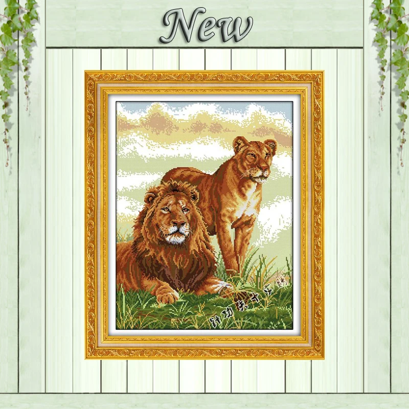 Accompanying lion mascot animal DIY Painting Counted Printed on canvas DMC 14CT 11CT Cross Stitch Needlework Kits Embroidery Set
Accompanying lion mascot animal DIY Painting Counted Printed on canvas DMC 14CT 11CT Cross Stitch Needlework Kits Embroidery Set