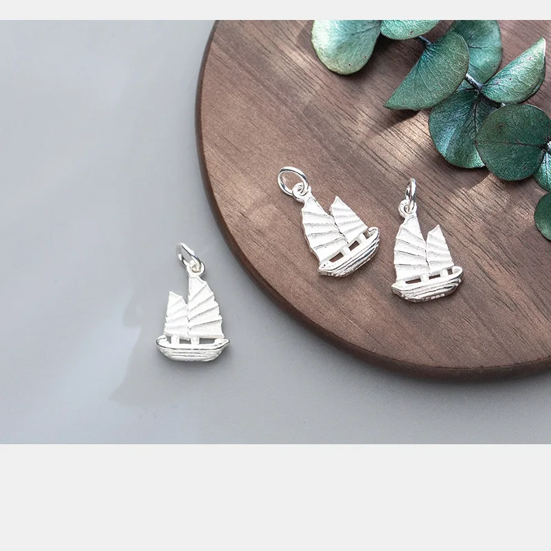 UQBing Geometric 100% 925 Sterling Silver 17.5*12*4mm Big Sailboat Charms For Bracelet Women Wholesale Jewelry Findings
UQBing Geometric 100% 925 Sterling Silver 17.5*12*4mm Big Sailboat Charms For Bracelet Women Wholesale Jewelry Findings