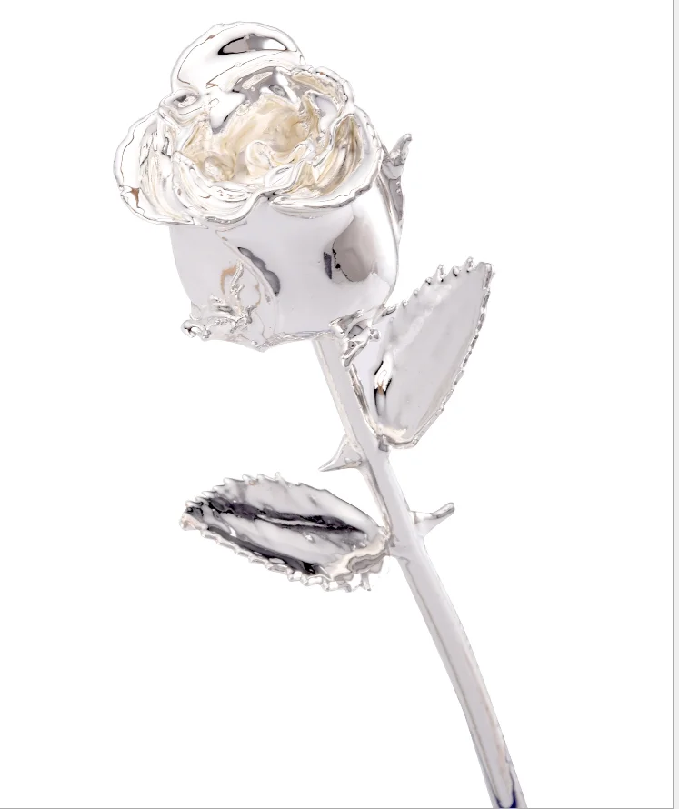 24K Silver Dipped Real Rose Plated Flower Party Decoration Thanksgiving Birthday Party Valentine's Day Anniversary
24K Silver Dipped Real Rose Plated Flower Party Decoration Thanksgiving Birthday Party Valentine's Day Anniversary