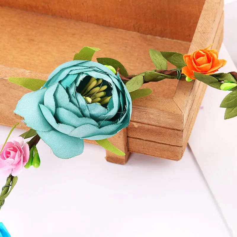 New Colorful Flower Headband Garland Wreath Women Girl Floral Headwear Summer Holiday Hair Accessory Halloween Party Favor
New Colorful Flower Headband Garland Wreath Women Girl Floral Headwear Summer Holiday Hair Accessory Halloween Party Favor