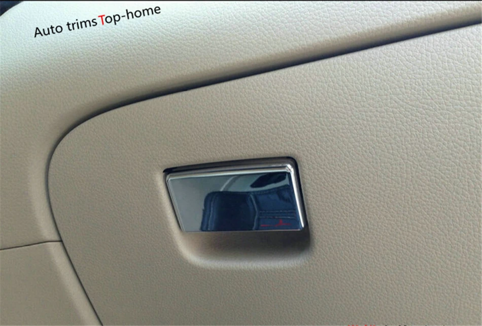 Yimaautotrims The Copilot Glove Storage Box Handle Sequins Cover Trim Fit For Nissan X-Trail T32 / Rogue 2014 2015 2016 ABS
Yimaautotrims The Copilot Glove Storage Box Handle Sequins Cover Trim Fit For Nissan X-Trail T32 / Rogue 2014 2015 2016 ABS