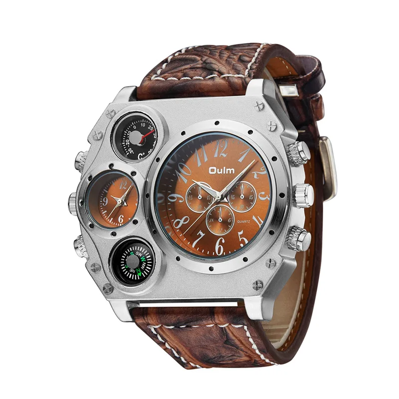 New Model Big Dial Watch Men Quartz Sports Leather Strap Watches Fashion Male Military Wristwatch Fashion Clock Masculino Reloje
New Model Big Dial Watch Men Quartz Sports Leather Strap Watches Fashion Male Military Wristwatch Fashion Clock Masculino Reloje