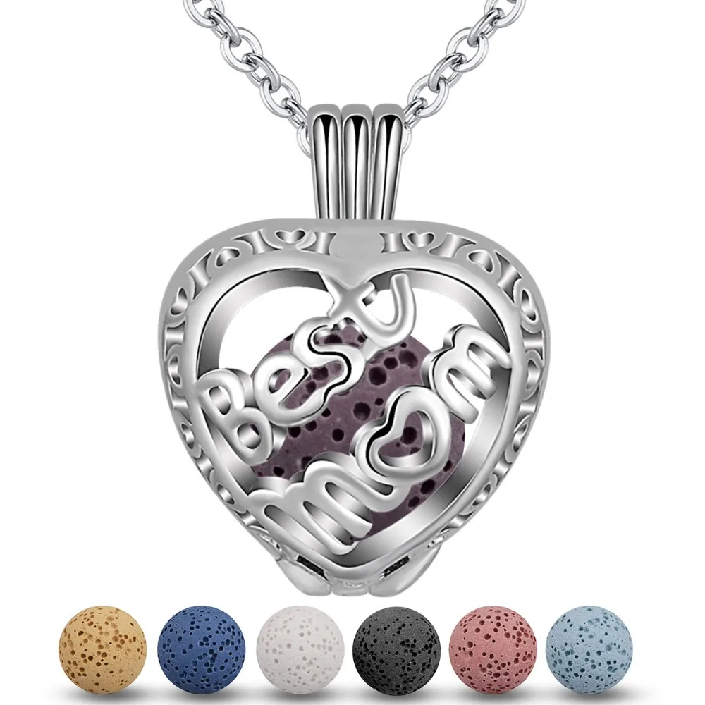 Eudora Heart Cage Aromatherapy Diffuser Necklace Best Mom Locket Necklaces Lava Pendant for Mother Birthday Gift Jewelry K289
Eudora Heart Cage Aromatherapy Diffuser Necklace Best Mom Locket Necklaces Lava Pendant for Mother Birthday Gift Jewelry K289