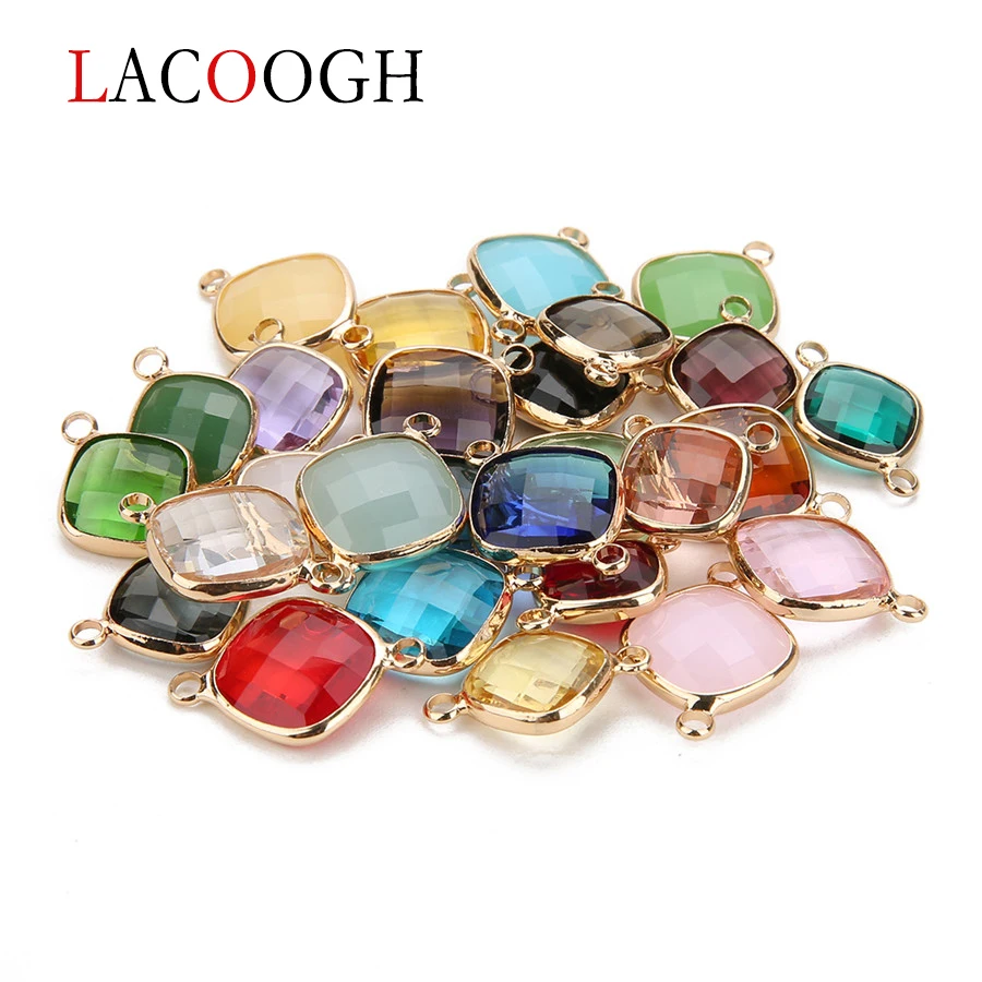 lacoogh 5pcs/lot 11mm plastic side square glass Charm Pendants for Necklaces Bracelet Connector DIY Jewelry Making Finding
lacoogh 5pcs/lot 11mm plastic side square glass Charm Pendants for Necklaces Bracelet Connector DIY Jewelry Making Finding