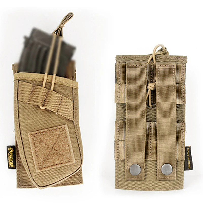 2020 Real Military Tactics Molle 1050d Oxford Cloth M4 Magazine Pouch Waterproof Pack Bullet Clip Bag Single Open Top Mag Pouch
2020 Real Military Tactics Molle 1050d Oxford Cloth M4 Magazine Pouch Waterproof Pack Bullet Clip Bag Single Open Top Mag Pouch