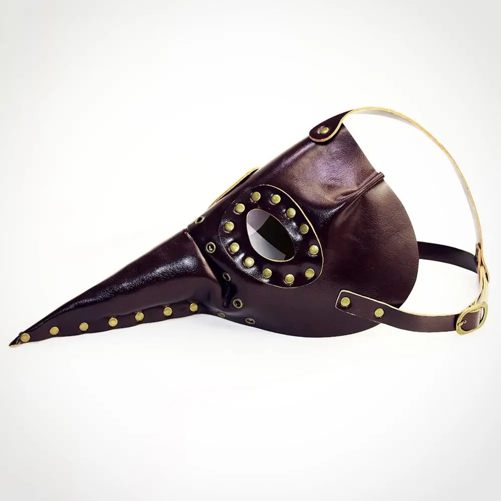 Halloween Party Mask Steampunk Vintage Gothic Long Nose Plague Doctor Bird Mouth Mask Cosplay PU Leather Mask Cosplay Bar Props
Halloween Party Mask Steampunk Vintage Gothic Long Nose Plague Doctor Bird Mouth Mask Cosplay PU Leather Mask Cosplay Bar Props