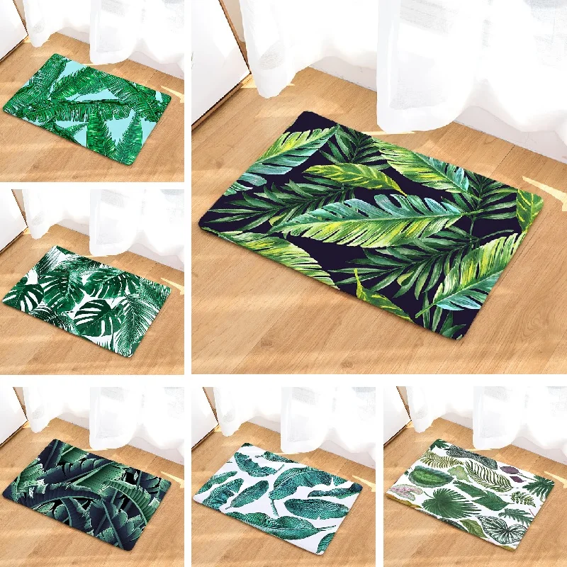 Bath Mat Tropical Monstera Leaves Printed Suede Absorbent Shower Bathroom Mat Toilet Carpet Kitchen Rugs Living Room Floor Mat
Bath Mat Tropical Monstera Leaves Printed Suede Absorbent Shower Bathroom Mat Toilet Carpet Kitchen Rugs Living Room Floor Mat