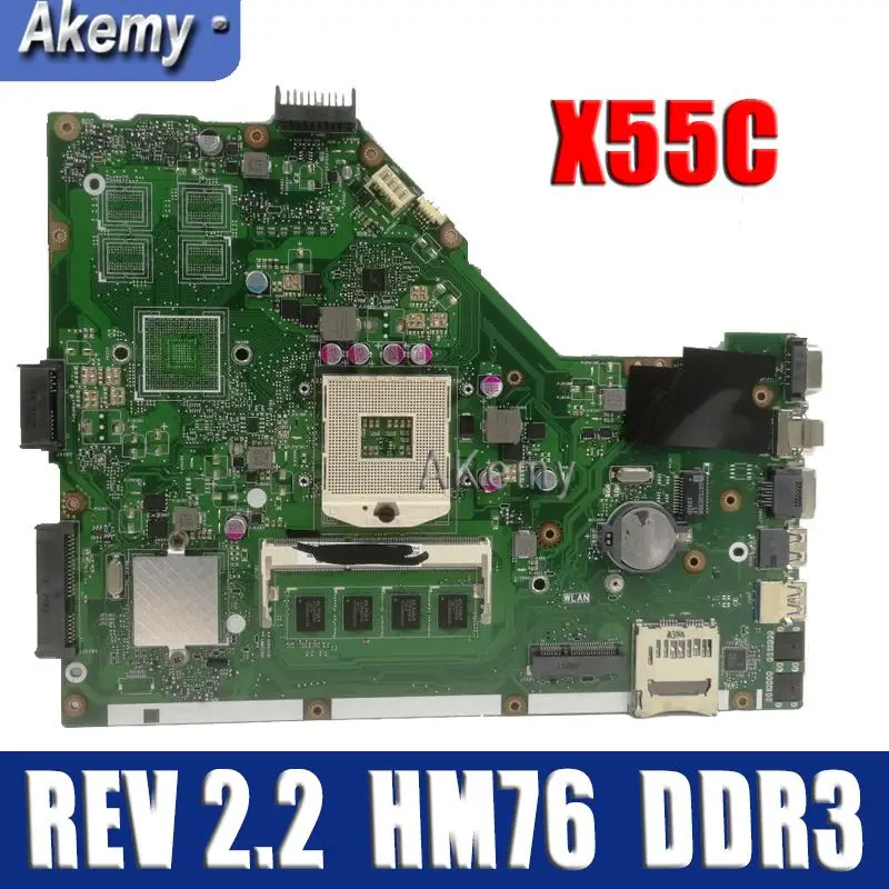 Материнская плата Amazoon X55C 2 Гб RAM REV 2,2 для For Asus X55C X55VD X55V X55CR материнская плата для ноутбука SLJ8E HM76 DDR3 100% тест Бесплатная доставка
Материнская плата Amazoon X55C 2 Гб RAM REV 2,2 для For Asus X55C X55VD X55V X55CR материнская плата для ноутбука SLJ8E HM76 DDR3 100% тест Бесплатная доставка