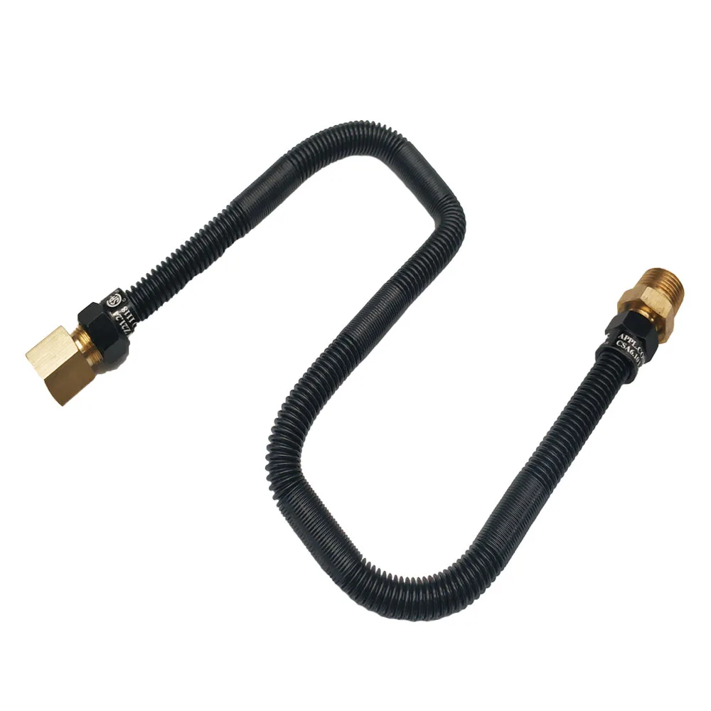 MENSI Non-Whistle 304 Stainless Steel Flexible Flex Gas Line for LPG and NG Fire Pit Hose Connection Kit 24" Long
MENSI Non-Whistle 304 Stainless Steel Flexible Flex Gas Line for LPG and NG Fire Pit Hose Connection Kit 24" Long