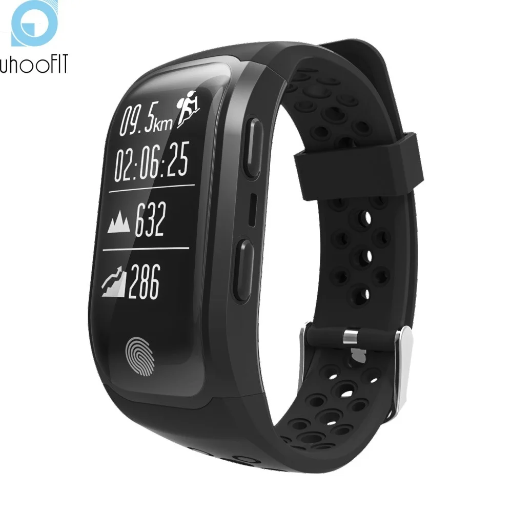 UHOOFIT Bluetooth Смарт браслет S908 спортивный шагомер GPS высота водонепроницаемый