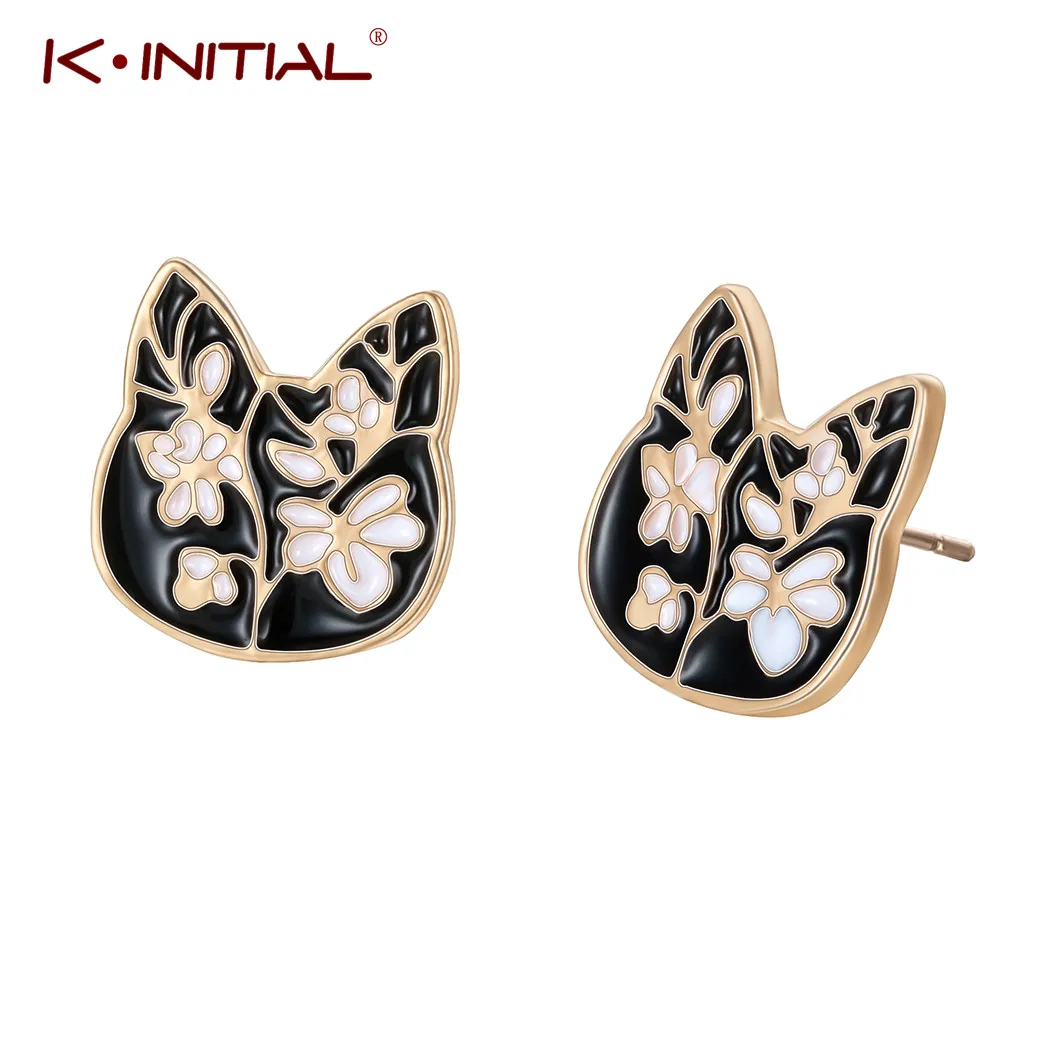 Kinitial 2019 Fashion Women Flower Stud Earrings Animated Cartoon Cat Female Stud Earrings for Women Girl Statement Jewelry
Kinitial 2019 Fashion Women Flower Stud Earrings Animated Cartoon Cat Female Stud Earrings for Women Girl Statement Jewelry