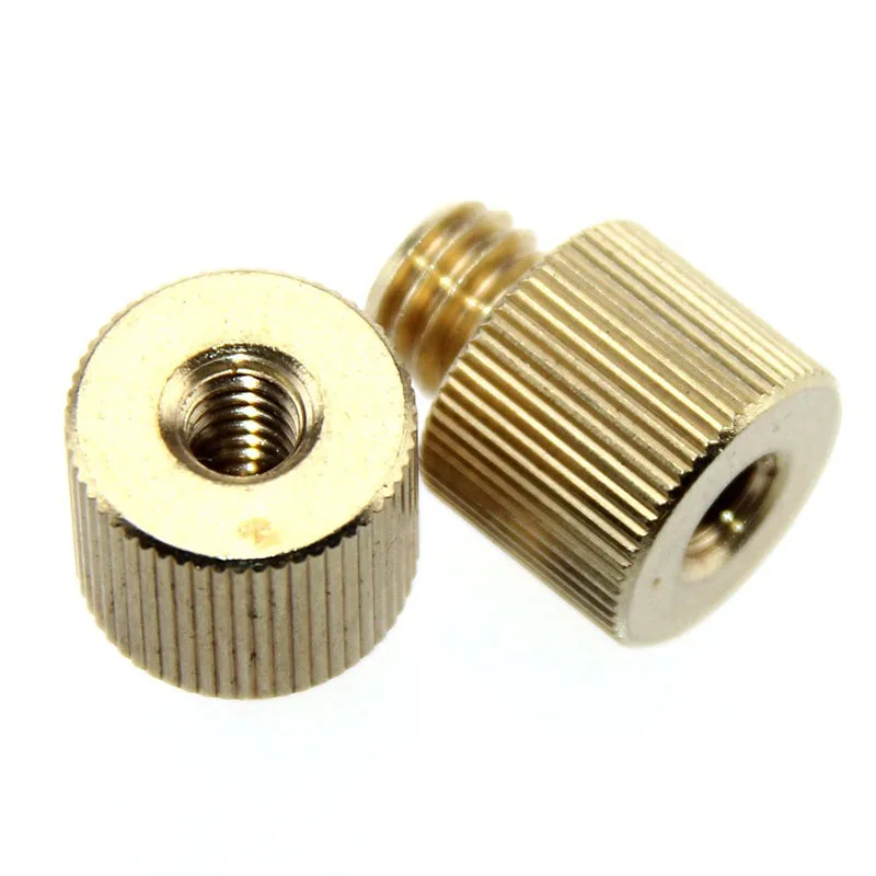 2PCS CAMVATE 1/4-20 Female Screw Thread Adapter to 3/8-16 Male Threaded Post Male Thread Adapter C1243
2PCS CAMVATE 1/4-20 Female Screw Thread Adapter to 3/8-16 Male Threaded Post Male Thread Adapter C1243