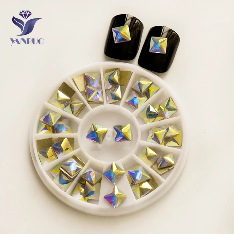YANRUO 2307NoHF AB Square 6mm Glitter Gems Flatback Crystal Non Hotfix Strass Luxury Nails Rhinestones
YANRUO 2307NoHF AB Square 6mm Glitter Gems Flatback Crystal Non Hotfix Strass Luxury Nails Rhinestones