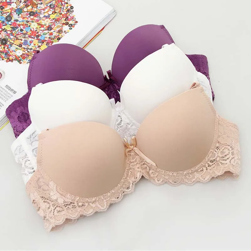 Fashion lace Bra For Small Breast duoble cup Super Push Up Bra Sexy Lady Seamless student Cup girl lovely bra
Fashion lace Bra For Small Breast duoble cup Super Push Up Bra Sexy Lady Seamless student Cup girl lovely bra