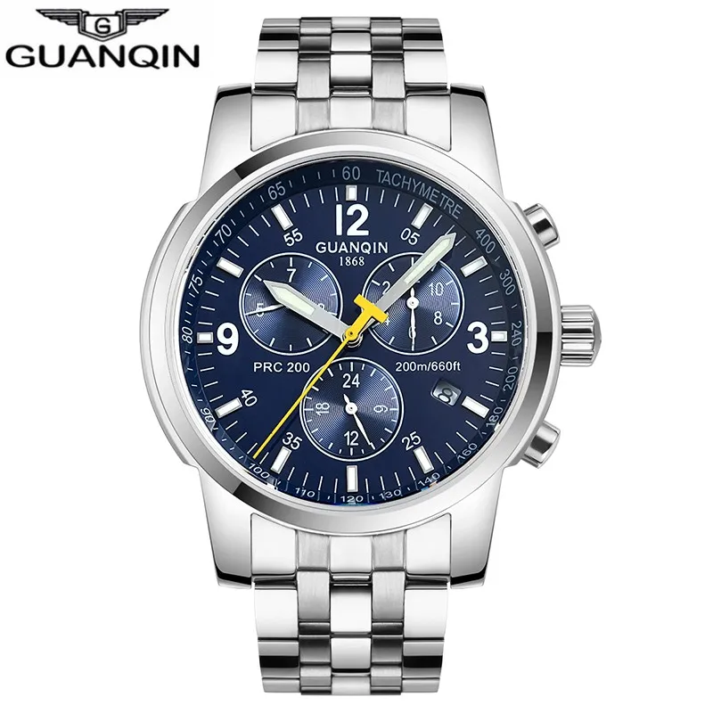 GUANQIN automatic mechanical watch for men luxury casual classic sport men's watch 200M waterproof swimming date week month dial
GUANQIN automatic mechanical watch for men luxury casual classic sport men's watch 200M waterproof swimming date week month dial