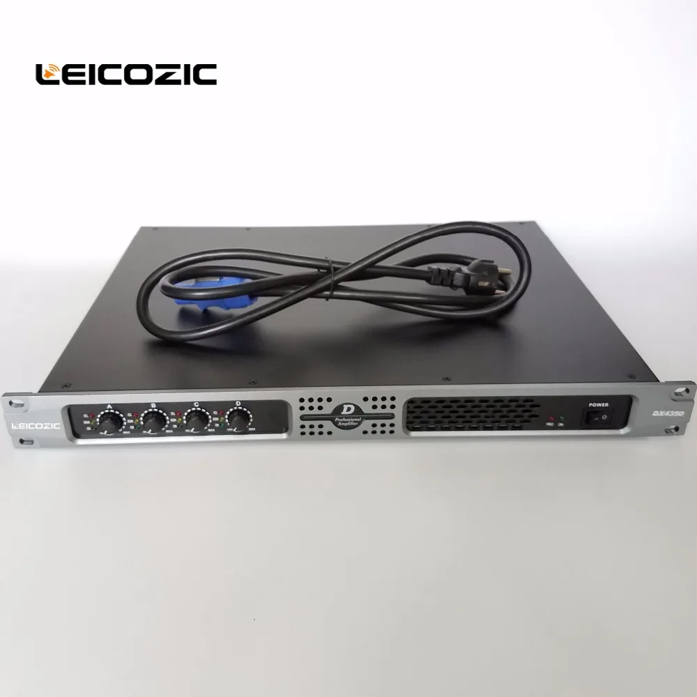 Leicozic DX4350 4 channel class d amplifier audio 1u amplifier 1100w x2 bridge amplificador audio amplifier in digital amplifier
Leicozic DX4350 4 channel class d amplifier audio 1u amplifier 1100w x2 bridge amplificador audio amplifier in digital amplifier