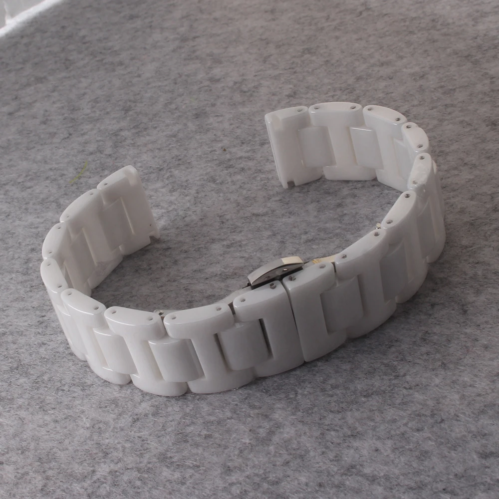 High Quality Ceramic Watchbands Bracelet straps new 14mm 18mm 20mm 22mm For dress smart Lady Mens Watches White Accessories new
High Quality Ceramic Watchbands Bracelet straps new 14mm 18mm 20mm 22mm For dress smart Lady Mens Watches White Accessories new