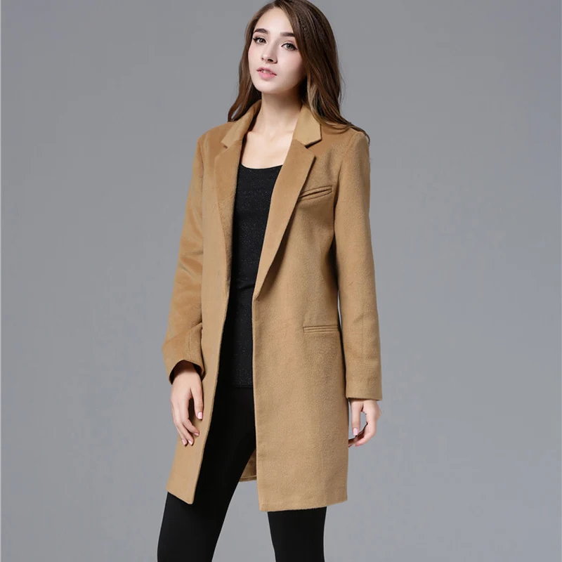 Savabien Woolen Long Coat Invierno Mujer 2019 Winter Coat Women Vintage Solid Long Sleeve Lapel V Neck Cardigan Ladies Coat
Savabien Woolen Long Coat Invierno Mujer 2019 Winter Coat Women Vintage Solid Long Sleeve Lapel V Neck Cardigan Ladies Coat