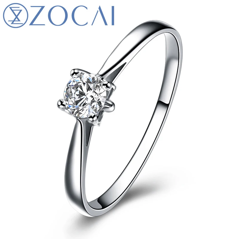 ZOCAI натуральное 4 зубца установка 0,20 CT сертифицированное H/SI алмазное Помолвочное кольцо из белого золота 18K W00099
ZOCAI натуральное 4 зубца установка 0,20 CT сертифицированное H/SI алмазное Помолвочное кольцо из белого золота 18K W00099