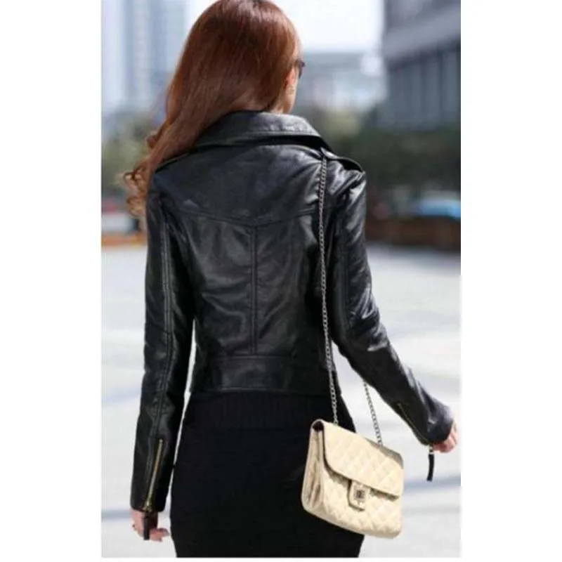 women leather jacket, Winter Motorcycle PU Leather Jacket Coat S-XXXL Short Diagonal Zipper outerwear coats, Fast shipping,L0708
women leather jacket, Winter Motorcycle PU Leather Jacket Coat S-XXXL Short Diagonal Zipper outerwear coats, Fast shipping,L0708