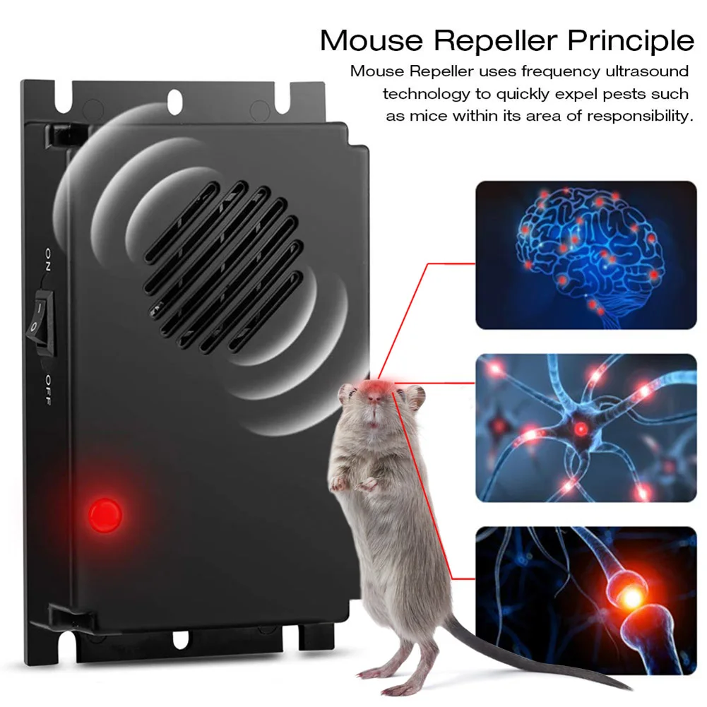 Auto Ultrasonic Rodent Repeller with LED Night Light for Anti-martens Weasels Foxes Dropshipping
Auto Ultrasonic Rodent Repeller with LED Night Light for Anti-martens Weasels Foxes Dropshipping