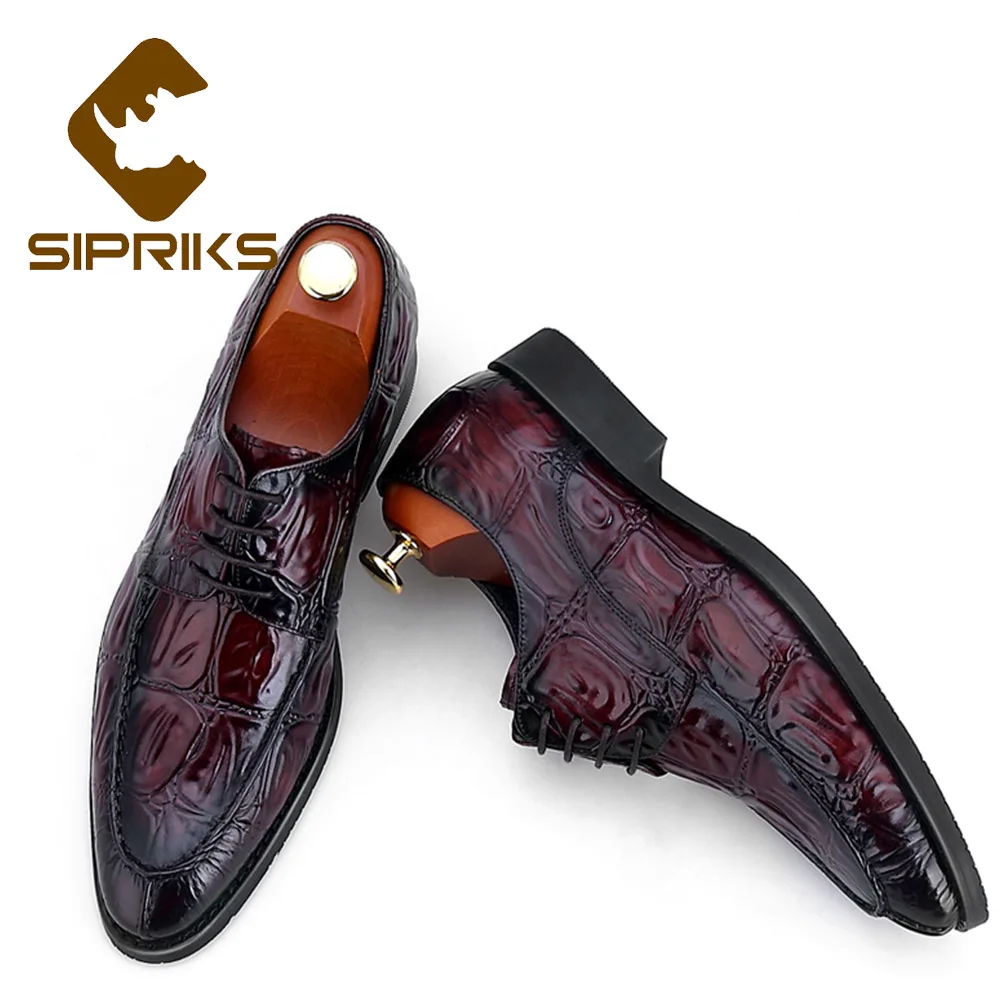 Sipriks Genuine Leather Burgundy Shoes Elegant Male Topsiders Dress Shoes Grooms Wedding Gents Suit Social Derby Mens Shoe 44
Sipriks Genuine Leather Burgundy Shoes Elegant Male Topsiders Dress Shoes Grooms Wedding Gents Suit Social Derby Mens Shoe 44