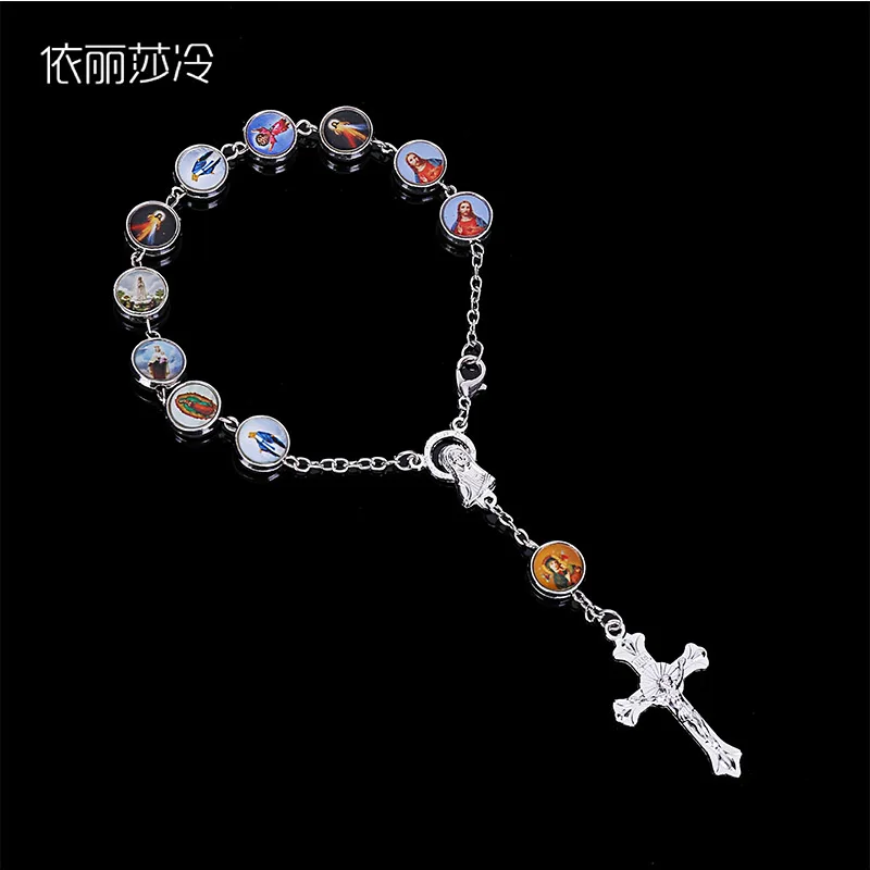 Jesus Cross Bracelet Jesus Jewelry Catholic Rosary Mercy Holy Religious Icon Beaded Bracelet
Jesus Cross Bracelet Jesus Jewelry Catholic Rosary Mercy Holy Religious Icon Beaded Bracelet