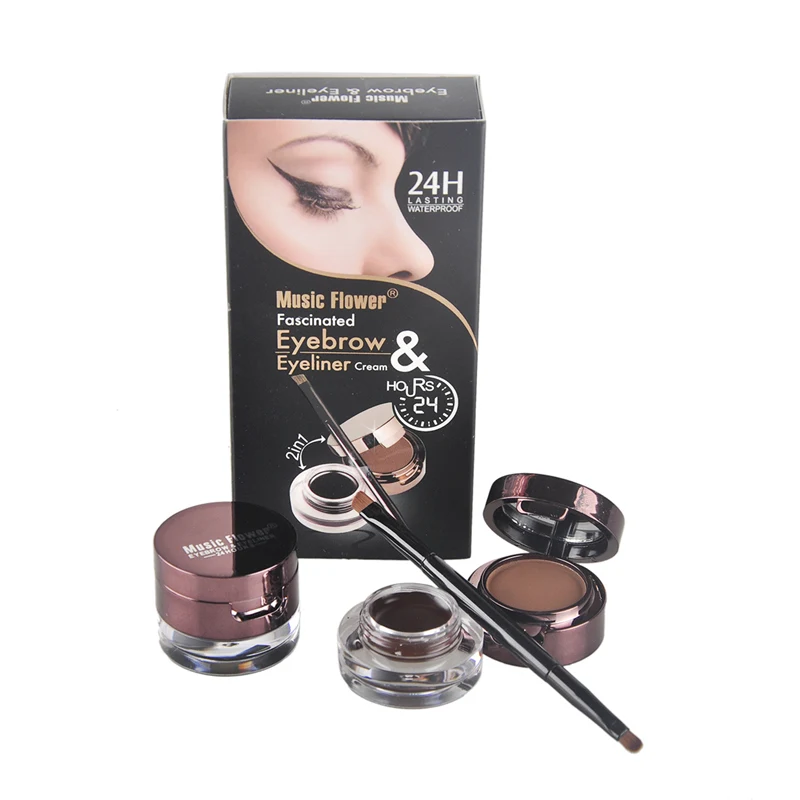 Pro 4 in 1 Eye Makeup Set Gel Eyeliner Brown Cream , Black Eyebrow Powder Make Up Waterproof And Smudge-proof Eye Liner Kit
Pro 4 in 1 Eye Makeup Set Gel Eyeliner Brown Cream , Black Eyebrow Powder Make Up Waterproof And Smudge-proof Eye Liner Kit
