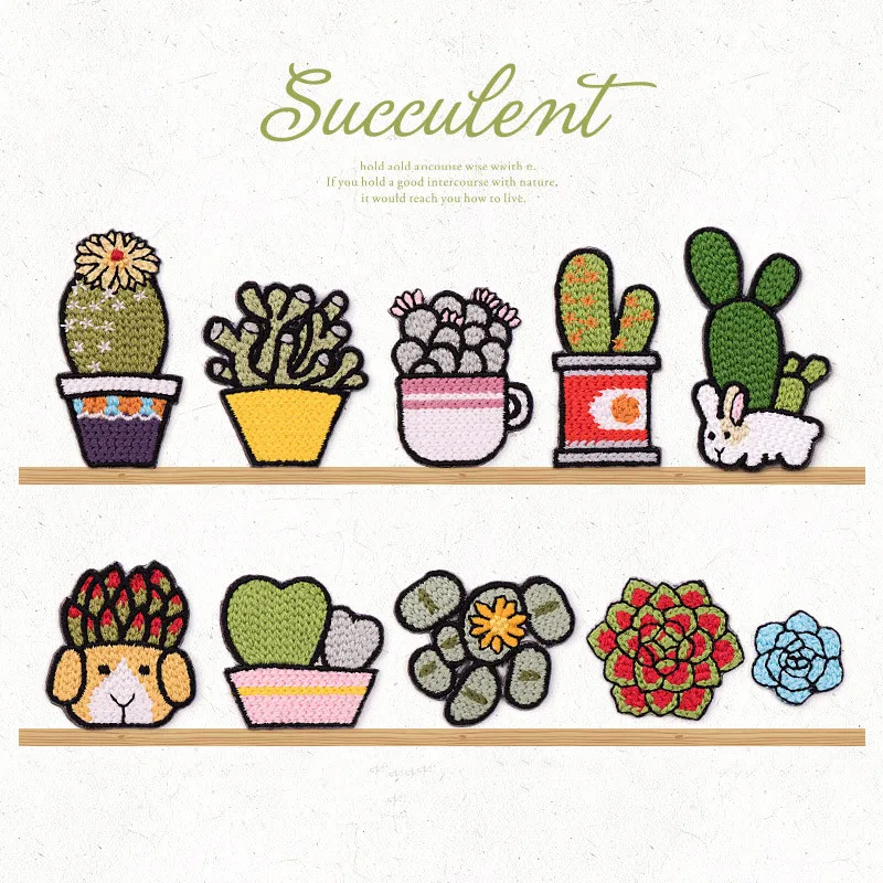 New Small cactus Patch Embroidery Cloth Stickers Iron On Patches DIY Socks Scarf Dress Pants Clothing Applique Accessories
New Small cactus Patch Embroidery Cloth Stickers Iron On Patches DIY Socks Scarf Dress Pants Clothing Applique Accessories
