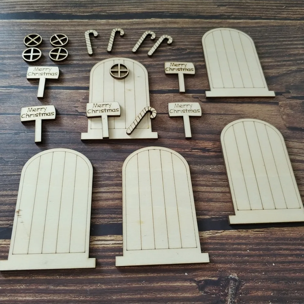 5pcs Laser Cut Wooden Merry Christmas 3D Door Shape Craft Embellishments Christmas Decoration Gift Wood DIY Home Decor
5pcs Laser Cut Wooden Merry Christmas 3D Door Shape Craft Embellishments Christmas Decoration Gift Wood DIY Home Decor
