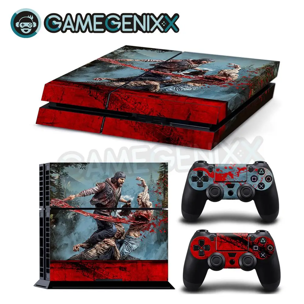 Виниловая наклейка на кожу GAMEGENIXX для консоли PS4 и 2 контроллера | Электроника