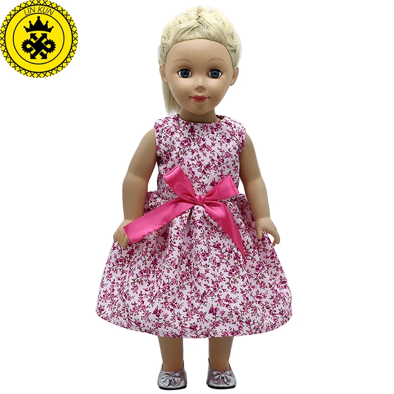 18 inch Girl Doll Clothes Small Floral Sleeveless Bow Princess Dress for 18 inch Doll Accessories 583
18 inch Girl Doll Clothes Small Floral Sleeveless Bow Princess Dress for 18 inch Doll Accessories 583