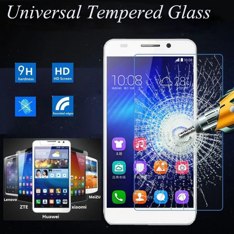 Universal Protection Tempered Glass For Digma iDx5/iDxD5/IDxQ 5 3G 5.0 inch 9H 2.5D Screen Protector HIT Q500 | Мобильные телефоны