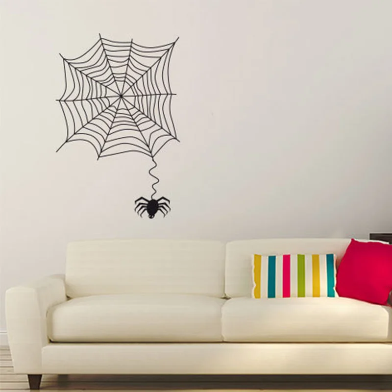 Animal Wall Decals A Cobweb With A Spider Removable Wall Art Halloween Decorative Stickers
Animal Wall Decals A Cobweb With A Spider Removable Wall Art Halloween Decorative Stickers