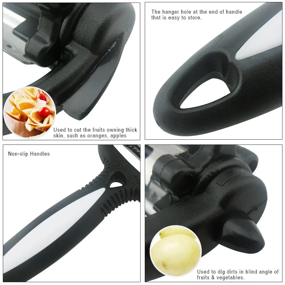 3 in 1 Multifunctional Peeler, 360 Degree Swivel Vegetable Fruit Peeler - Non-slip Comfortable Handle
3 in 1 Multifunctional Peeler, 360 Degree Swivel Vegetable Fruit Peeler - Non-slip Comfortable Handle