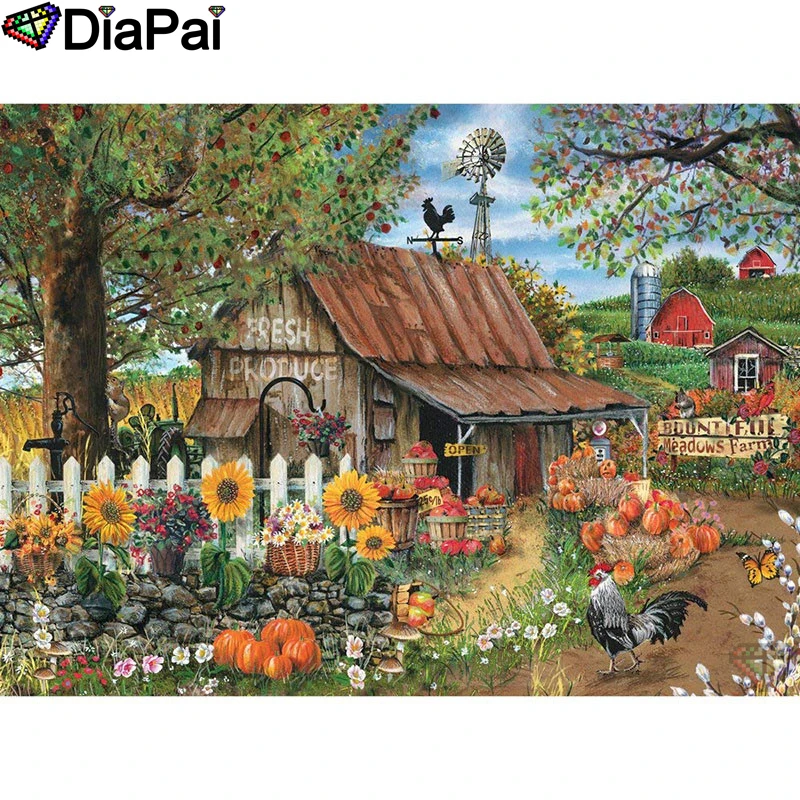 DIAPAI 5D DIY Diamond Painting 100% Full Square/Round Drill "House landscape" Diamond Embroidery Cross Stitch 3D Decor A22138
DIAPAI 5D DIY Diamond Painting 100% Full Square/Round Drill "House landscape" Diamond Embroidery Cross Stitch 3D Decor A22138