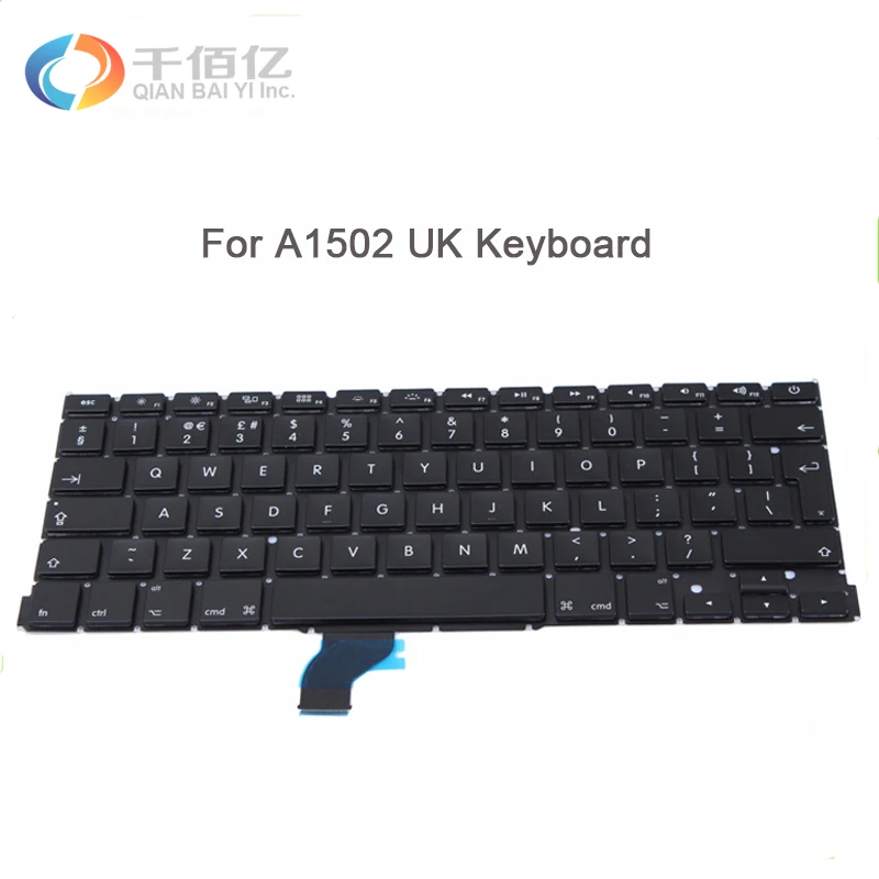 Новая сменная клавиатура для Macbook Pro Retina 13 "A1502, клавиатура без подсветки, для ноутбука ME864, ME865, ME866, Великобритания
Новая сменная клавиатура для Macbook Pro Retina 13 "A1502, клавиатура без подсветки, для ноутбука ME864, ME865, ME866, Великобритания