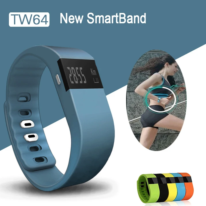 Часы Для мужчин TW64 Напульсники Спорт умный Браслет Смарт-часы Фитнес трекер Bluetooth