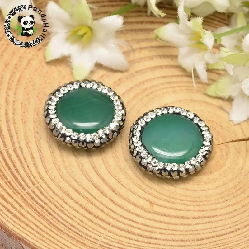 Flat Round Natural A gate Beads, with Polymer Clay Rhinestones, Mixed Color, 19x7mm, Hole: 1mm
Flat Round Natural A gate Beads, with Polymer Clay Rhinestones, Mixed Color, 19x7mm, Hole: 1mm