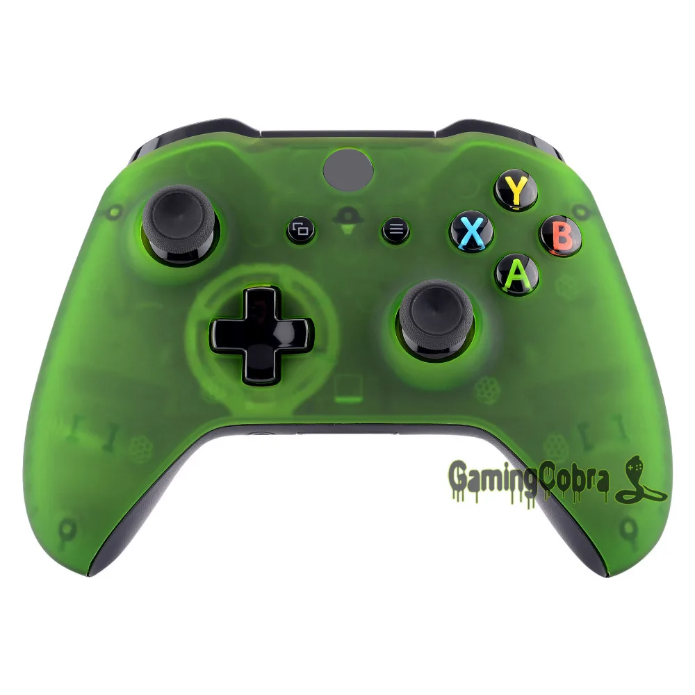 eXtremeRate Frosted Clear Green Soft Touch Grip Front Housing Shell Faceplate Fix Part for Xbox One S & Xbox One X Controller
eXtremeRate Frosted Clear Green Soft Touch Grip Front Housing Shell Faceplate Fix Part for Xbox One S & Xbox One X Controller